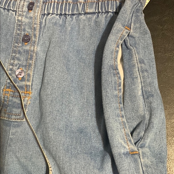 Blue Denim Jumpsuit - Picture 11 of 14